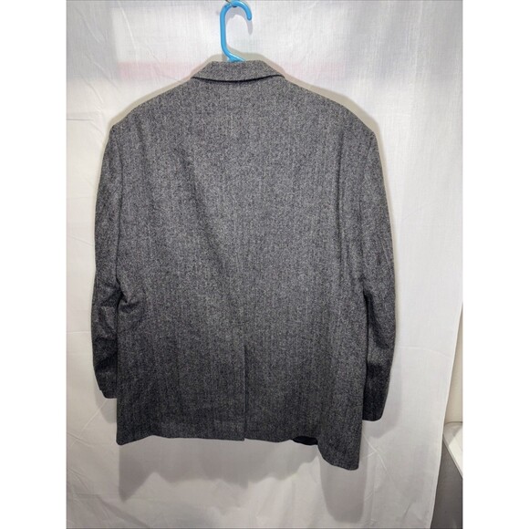Gianfranco Ruffini Italy Mens Sport Coat Size 44R Herringbone Tweed Camel Hair - Picture 4 of 16